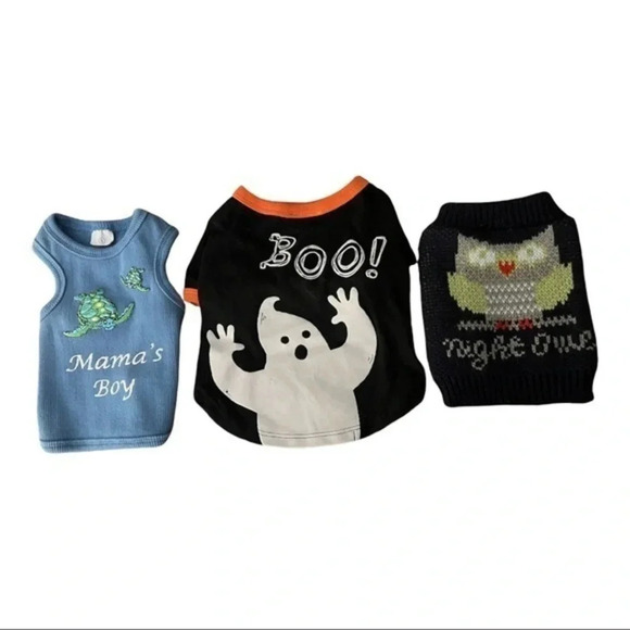 Lot of 3 Pet Tops Small - Picture 2 of 2